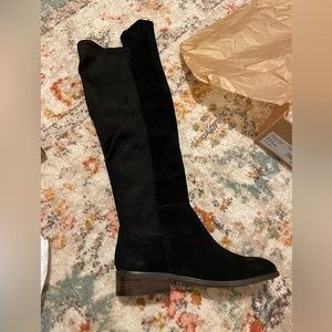 Calypso over the knee suede boot
